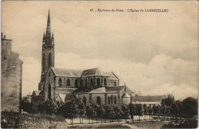 CPA Env. de BREST - L'Église de LAMBEZELLEC (143941)