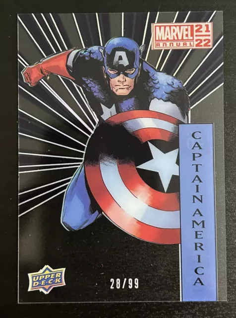 2021-22 Marvel Annual Suspended Animation #46 Captain America /99
