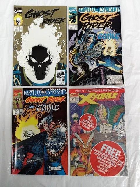 GHOST RIDER, CABLE, Wolverine (Marvel 1991) incl. Collector's Issue EUR ...
