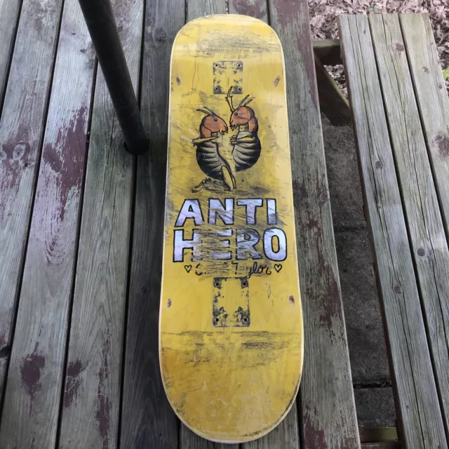 Anti Hero Grant Taylor 8.4 Popsicle Deck Used Jessup Grip tape Applied