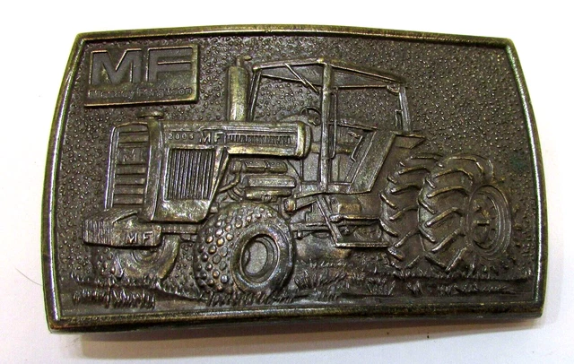 Vintage 1978 Massey Ferguson 2805 Tractor Brass Belt Great American Buckle Co.