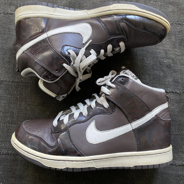 NIKE DUNK HIGH Premium Woodgrain 312786-226 Baroque Brown  display picture 1