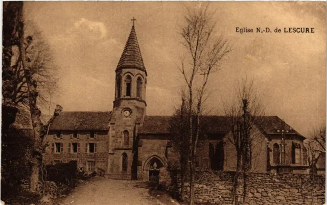 CPA AK LESCURE - Église de N.-D. de LESCURE (480129)