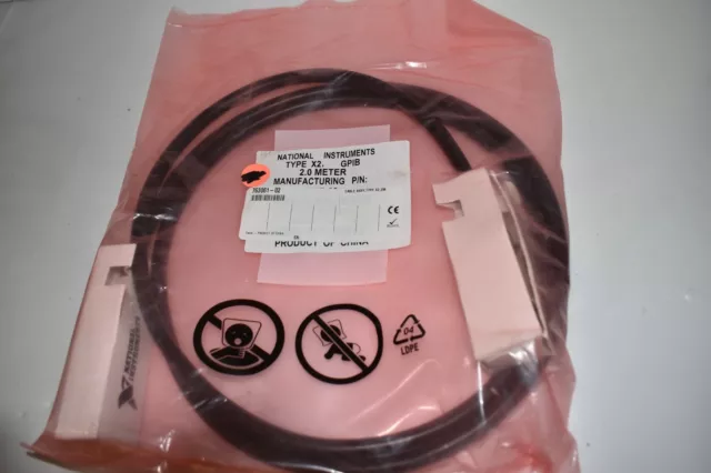 ^^ National Instruments Type X2 Gpib 2.0 Meter P/N 763061-02 (Sr84)