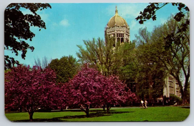Muhlenberg College Library Bldg Allentown Pennsylvania PA Vintage Postcard