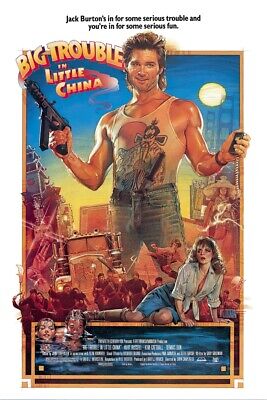 Big Trouble In Little China - Movie Poster (Regular Style) (Size 24" X 36")