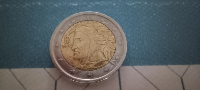 PIÈCE DE 2 euros rare 2002 dante alighieri EUR 600,00 - PicClick FR
