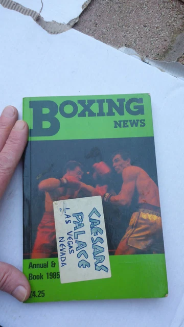 Boxing News Annual 1985 Caesars Palace Terry Marsh Errol Christie Barry McGuigan