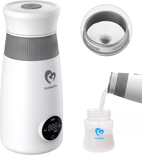 Bellababy Portable Baby Bottle Maker & Mixer,Instant and Automatic Bottle Warmer