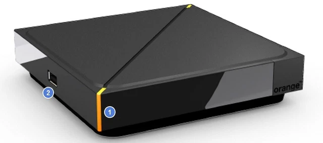 Décodeur TV UHD  orange 4 K  -  DTIW 385 - MINI- En Bon État Vendu SEUL