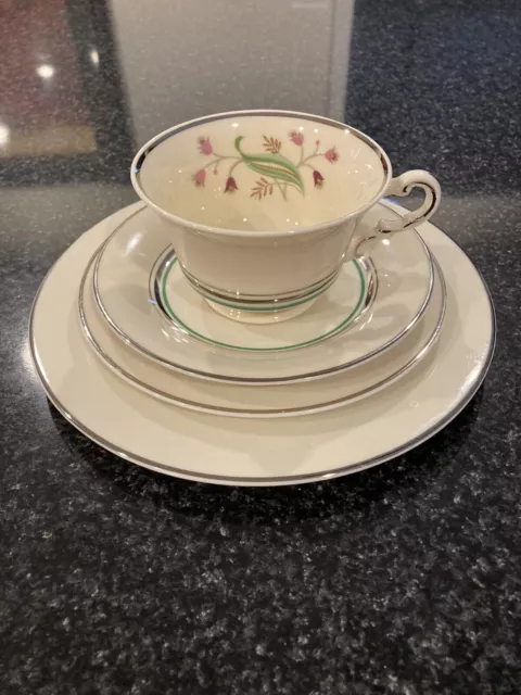 1950's Syracuse China Old Ivory Coralbel Virginia Shape Set of 4