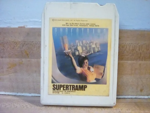 Supertramp "Breakfast In America" 8 track tape REBUILT