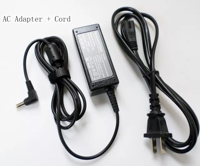 AC Charger Adapter For Acer Aspire One 8.9” 10.1” Power Supply Cord 19V 2.15A