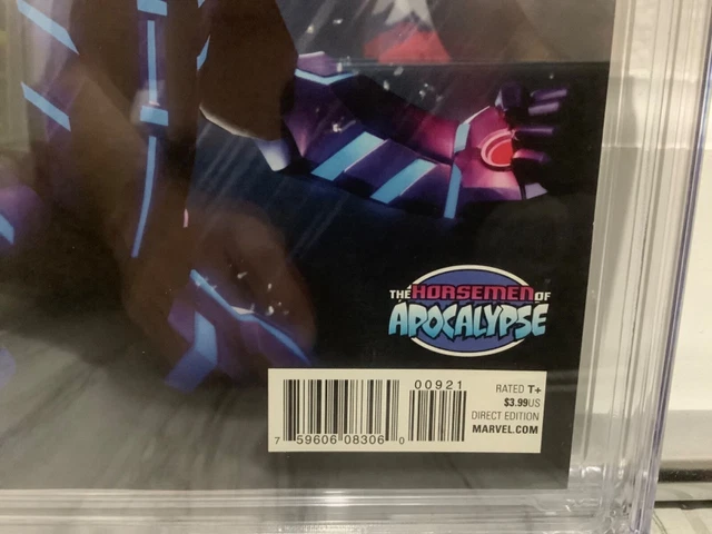 Invincible Iron Man # 9 CGC 9.8 W.P. 1st App Riri Williams Variant Cover 4
