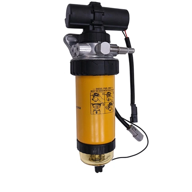 FUEL LIFT PUMP & Fuel Filter Assembly 12V 320/A7046 For JCB Loader 3CX