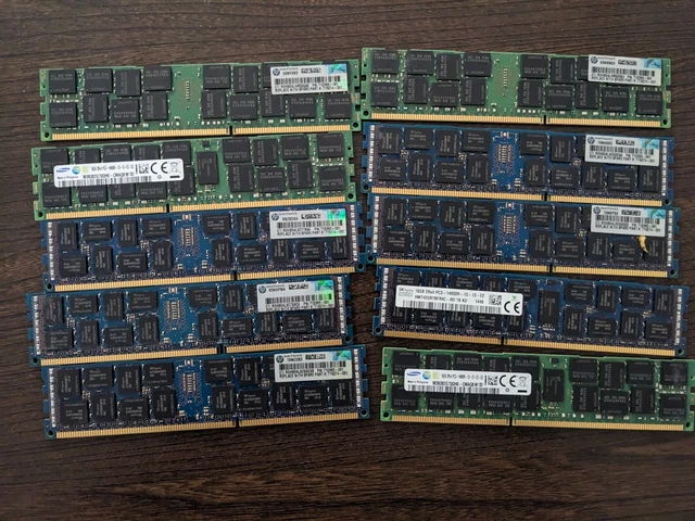 Lot RAM DDR3 32Go 16Go 8Go Pour PC Bureau Kingston - 1600MHz - Neuf