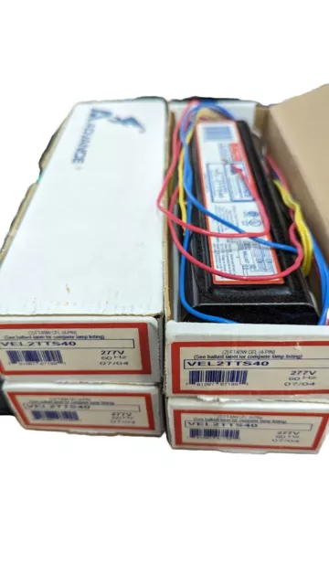 4 Advance Transformer Co VEL-2TTS40 Rapid-Start Electronic Ballast  277v 60hz