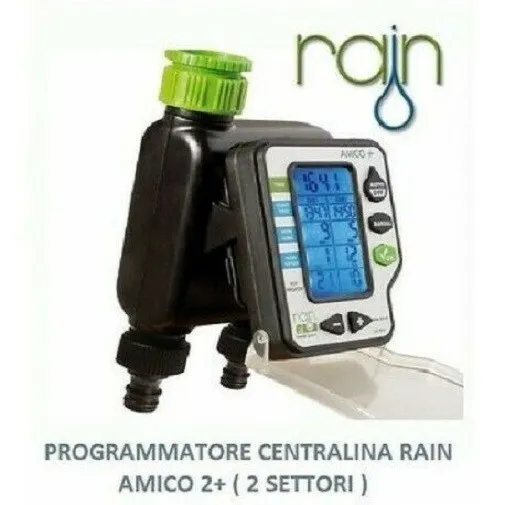 Programmatore Centralina Digitale A Batteria Rain Orbit Amico 2 Piu' Irrigazione 2