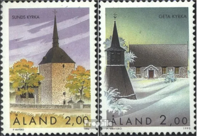 Finland-Aland 91,106 (complete issue) unmounted mint / never hinged 1994 Churche