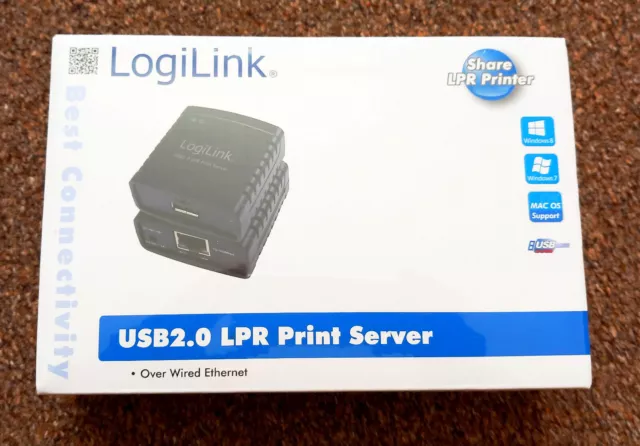 LogiLink Printserver usb Netzwerk