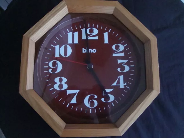 Orologio Da Parete Bino Esagonale In Legno