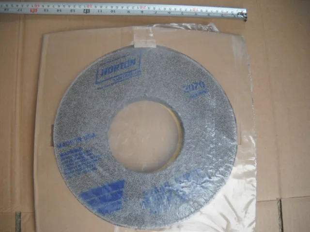 New! Norton Abrasives 66253262841 12" x 1" Cylindrical Wheel Roll 46 Grit