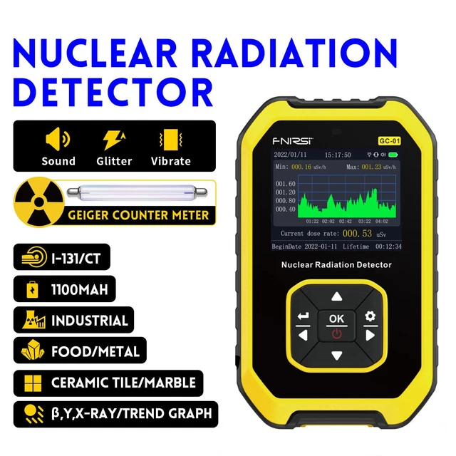 GM GEIGER COUNTER Tube Nuclear Radiation Detector XRay β γ Dosimeter