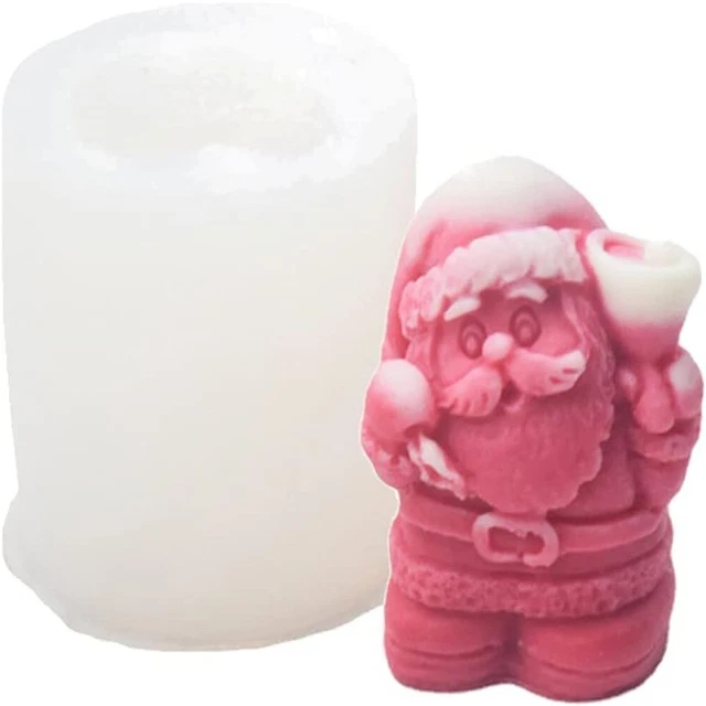 Silicone Christmas Theme Silicone Molds 5.8*6.5cm Soap Molds Silicone   Soap