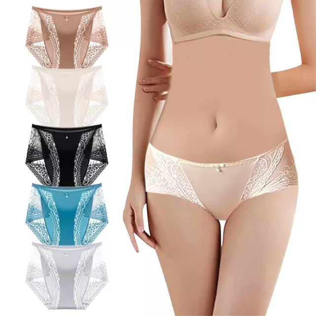 Ruffle Butt Panties for Women Womens Large Ice Silk Comfortable Underwear