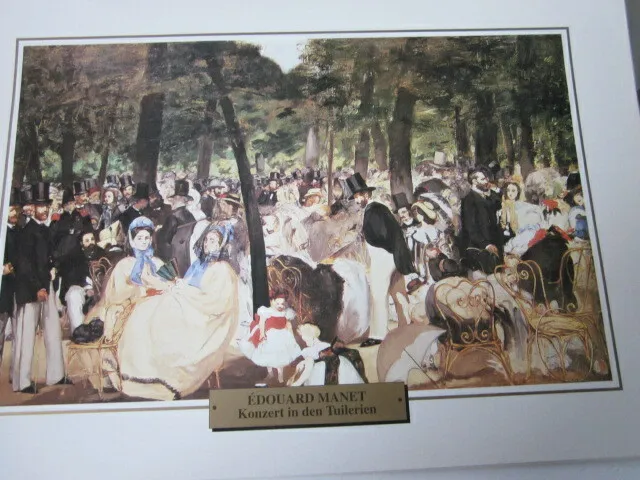 Kunstdruck Impressionismus ÉdouardManet La Musique aux Tuileries 1862