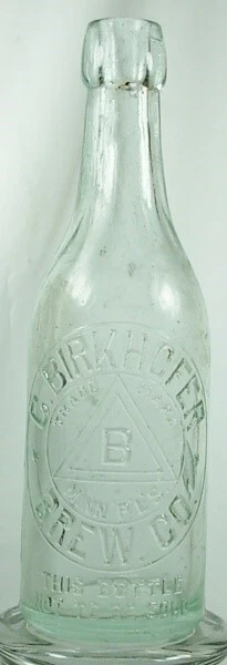 C Birkhofer Brew Co Minneapolis Minnesota Blob Top Beer Bottle
