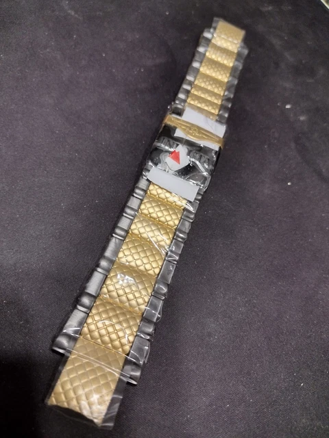 Invicta Subaqua Noma III Stainless Steel Watch Bracelet Band Black & Gold