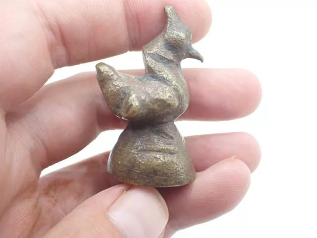 nice 83 gram Burmese opium weight bronze Asian Chinese Myanmar antique estate