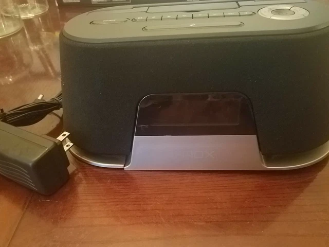 HMDX HX-B322 Bedside Audio Alarm Clock Radio IPhone IPod 30 pin*Just Dock Stand*