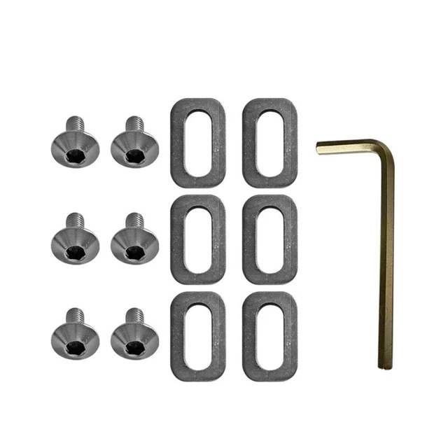 Alomejor Fahrrad Stammbolzen Titan M5x18mm - MTB Rennrad Schrauben