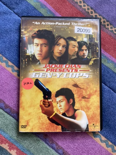 Jackie Chan Presents Gen-Y Cops DVD 2002 Paul Rudd  Action ex Rental Copy