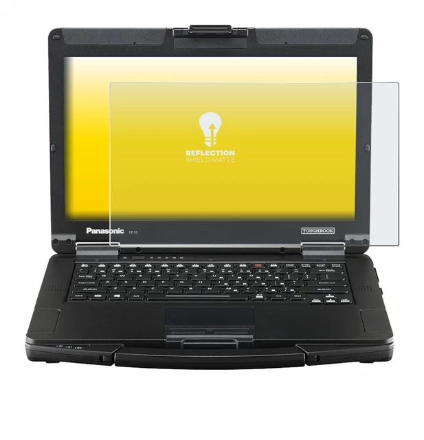 Protection D'écran AtFoliX Pour Panasonic ToughBook CF-54 - Lot De 2 - Mat Antichoc