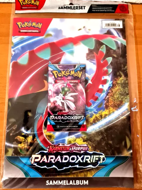 Pokemon PARADOXRIFT Sammler-Kit / Sammelalbum + Booster + Poster NEU & OVP