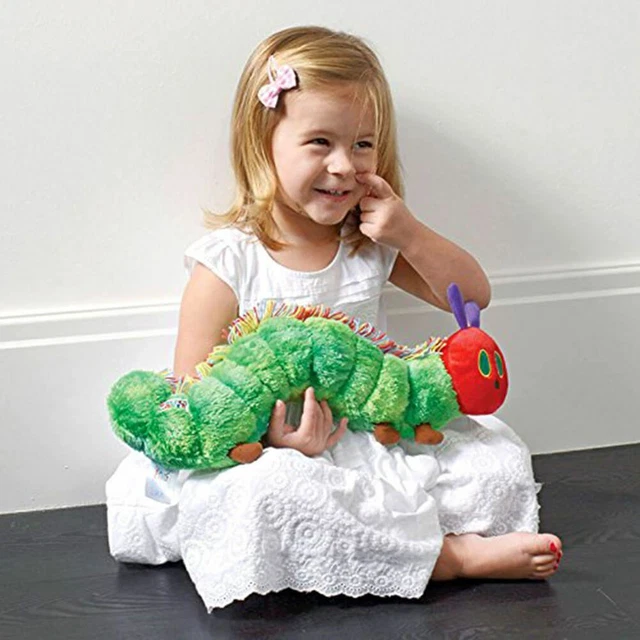 Bcuuozeeing Oruga de peluche de 25 cm, juguete de peluche suave según el libro infantil Bcuuozeeing Oruga de peluche de 25 cm, juguete de peluche suave según el libro infantil