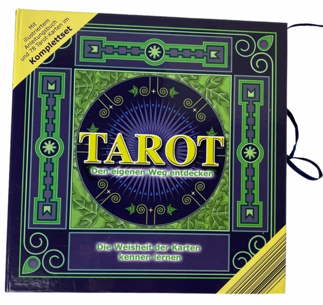 Tarotkarten-Set Mit 78 Karten – Englische Version, Inkl. Anleitung Für Einsteiger & Fortgeschrittene