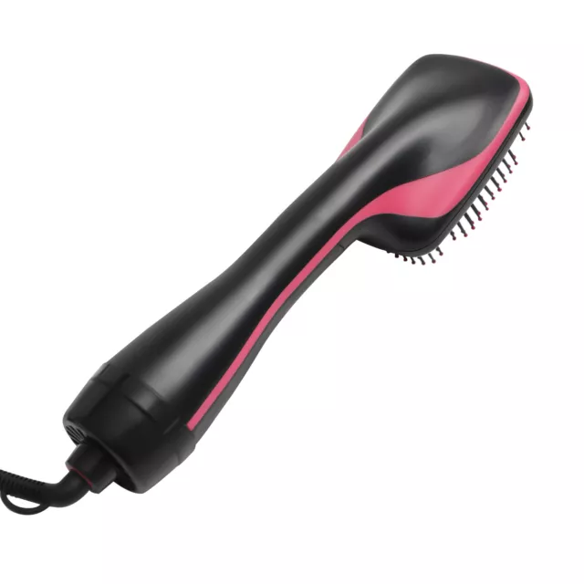 3 in1 Hair Dryer Styler Volumizer Hair Straightener Curler Comb Brush up to 180° 3