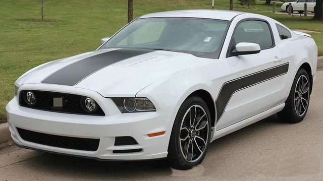 Graphics Bonnet Stripe Side Door Car Sticker Decals For Ford Mustang Gt Boss 302
