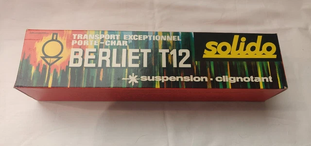 Solido Berliet T12 tracteur semi surbaissé avec bungalow