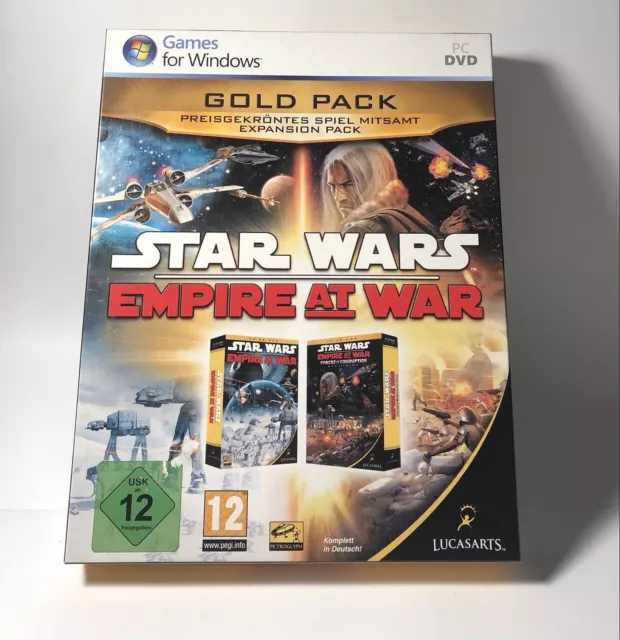 Star Wars: Empire at War Gold Pack Pc-CD-ROM Software Pyramide Retro Computer