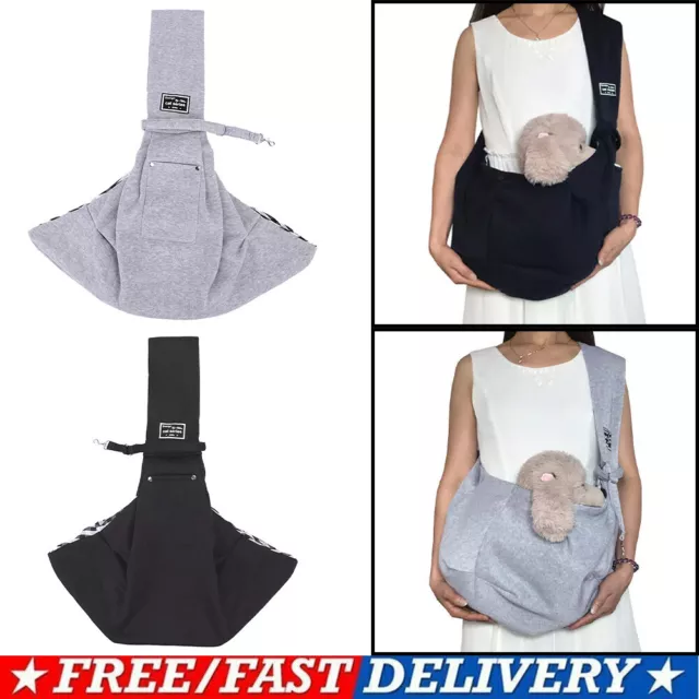 Pet Dog Cat Puppy Carrier Shoulder Pouch Travel Outdoor Carry Bag Sling Backpack