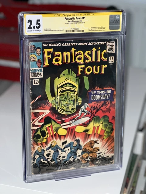 Fantastic Four #49 (1966) CGC SS 2.5 1st Full Galactus! 1st SS & Galactus Cover!
