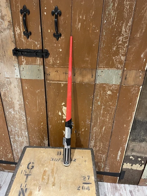 Star Wars Darth Vader Red Lightsaber Retractable Hasbro 2015 Toy Cosplay