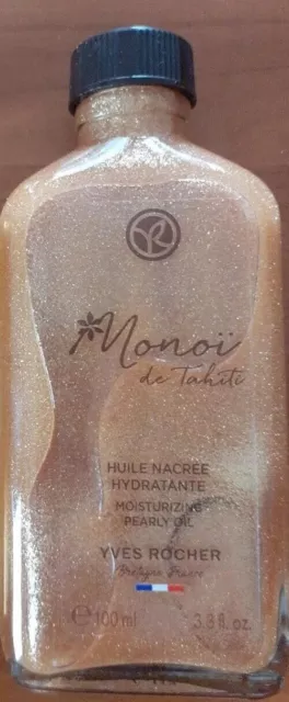 Yves Rocher Huile Corps Brillante au Monoï de Tahiti 2 Pièces