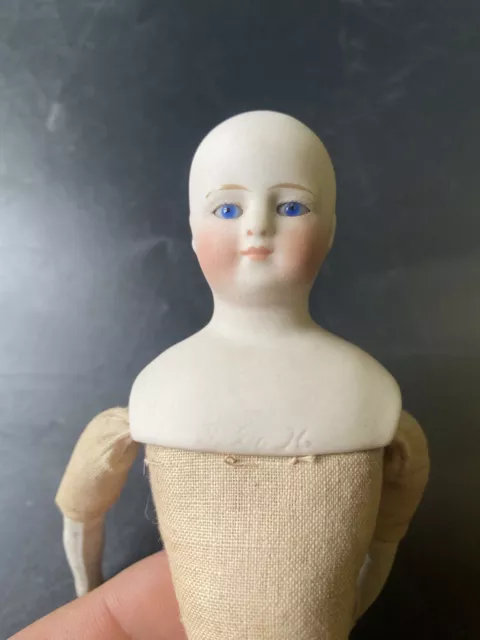 Huret Rohmer ? Ancienne Poupee Parisienne Mignonnette Biscuit Porcelaine Bisque