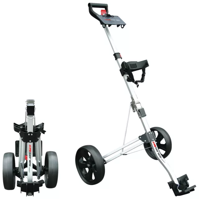 2024 Masters 5 Series Compact 2-Wheel Golf Chariot Léger Réglable